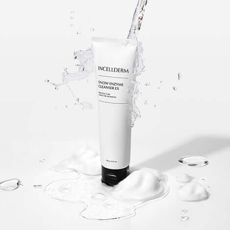 RIMAN ICD Incellderm Snow Enzyme Foaming Cleanser EX – Gentle Daily Face Wash (100ml)